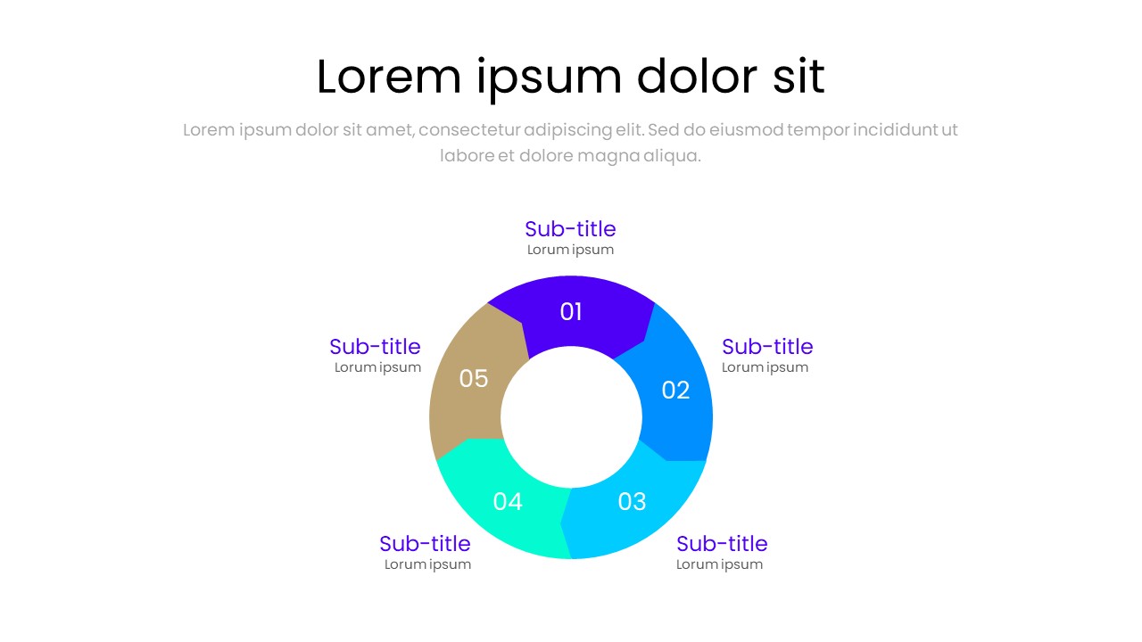 5 Circular Infographics PowerPoint Template 1172