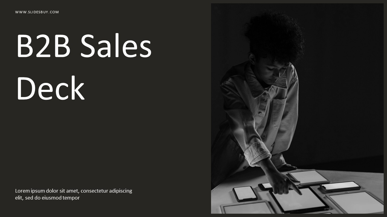 B2B Sales Presentation Deck PowerPoint Template