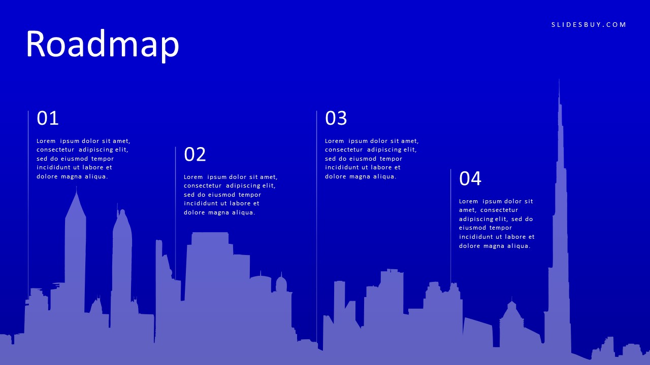 Roadmap Slide PowerPoint Template – Modern Business Timeline Presentation