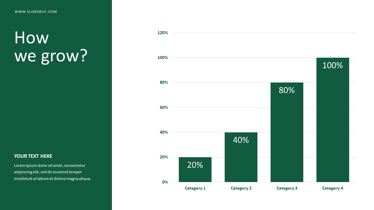 Growth Chart PowerPoint Template