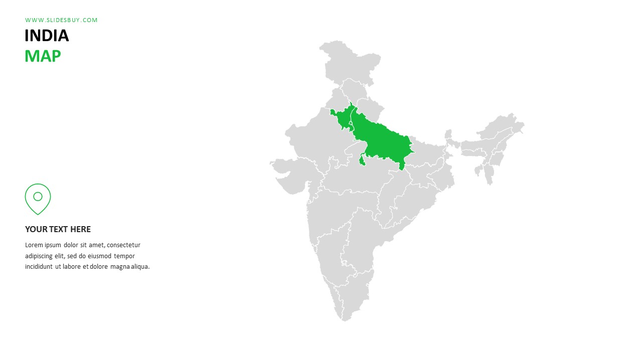 India Map PowerPoint Template