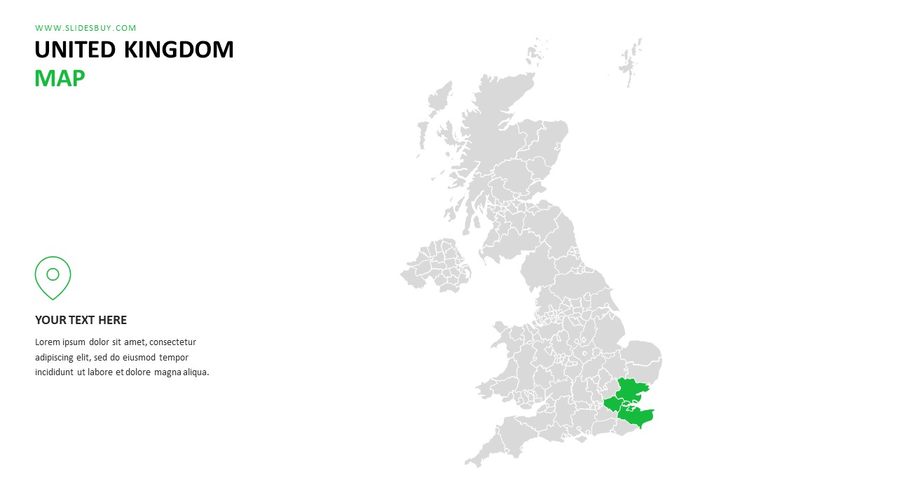United Kingdom Map PowerPoint Template