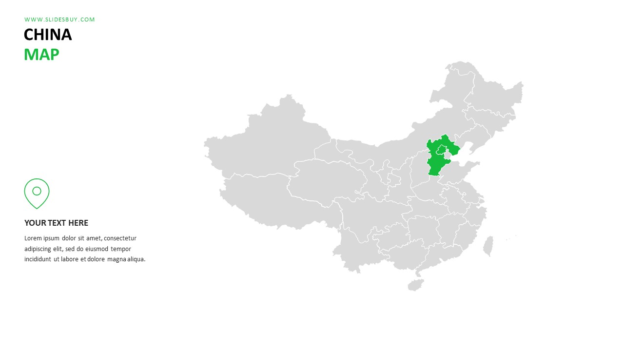 China Map PowerPoint Template