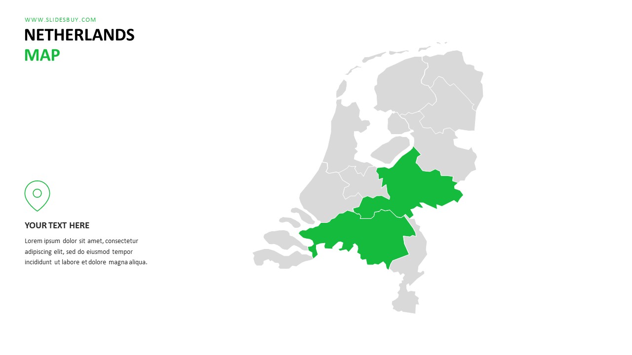 Netherlands Map PowerPoint Template