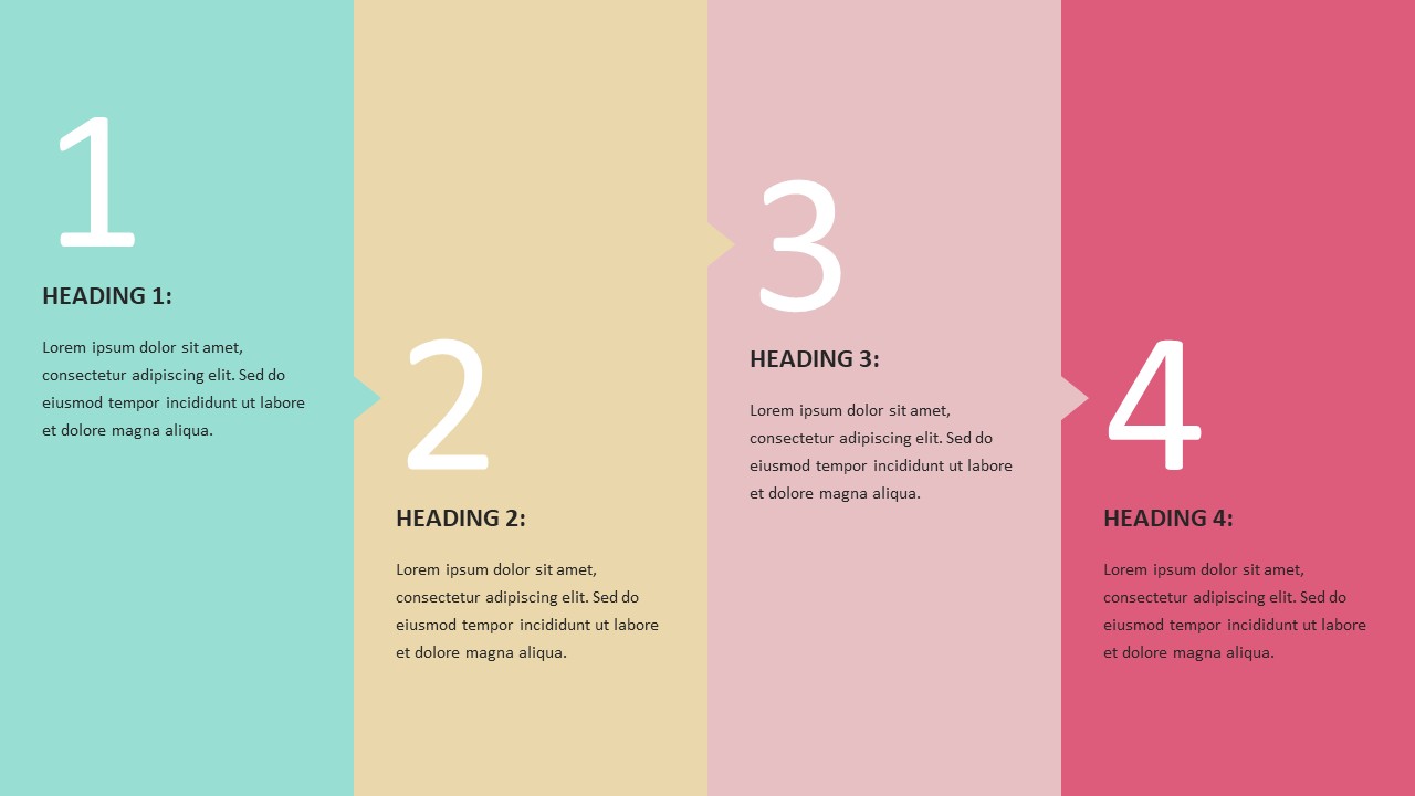 4-Step Process PowerPoint Template